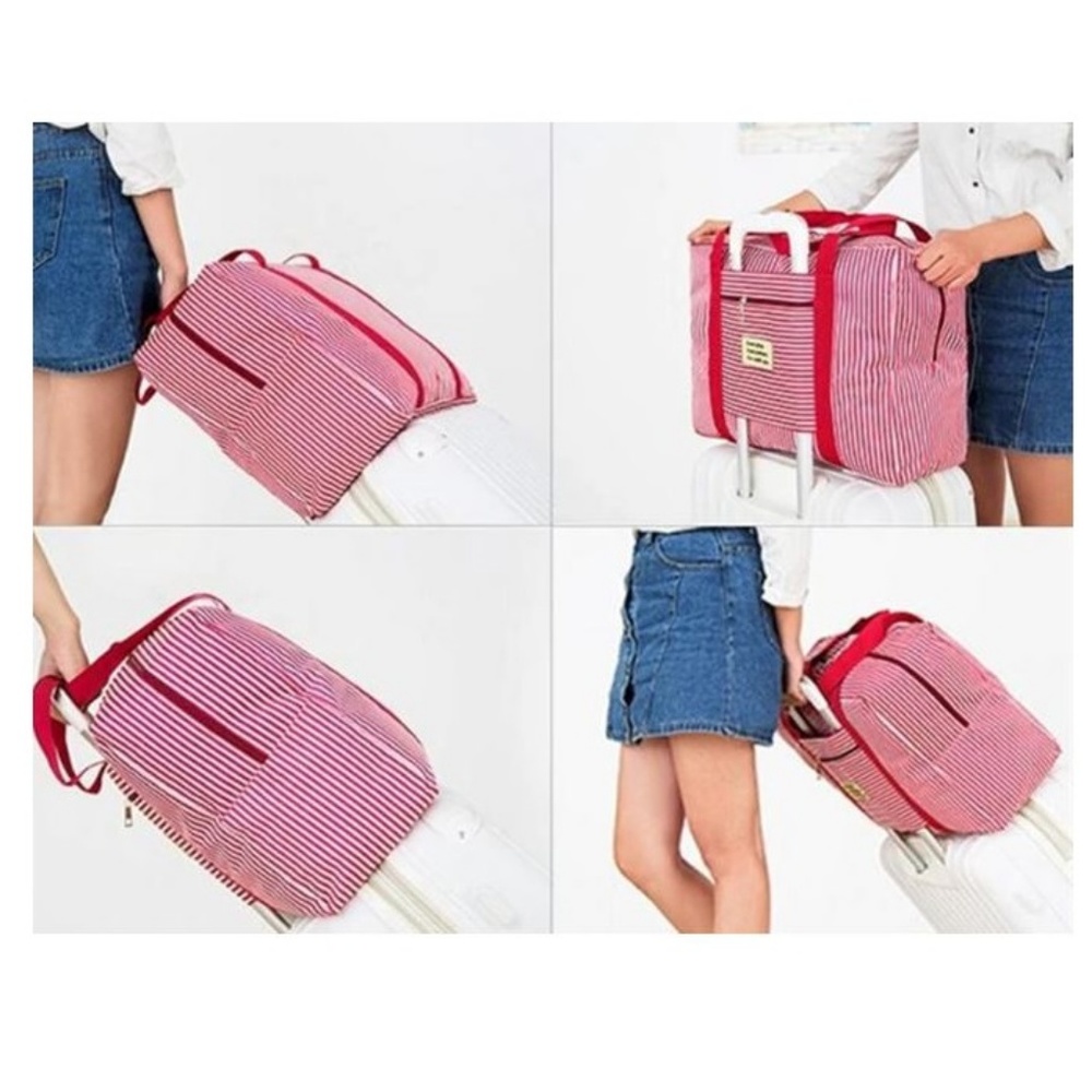 NEW Dotted Travel Luggage Bag - Picture 3 of 8